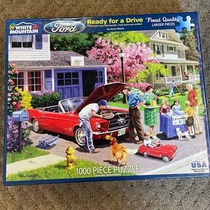 White Mountain Ford Ready for a Drive 1000 Piece Puzzle